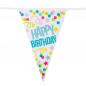 Preview: Wimpelkette Happy Birthday 30x20cm - 6m