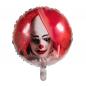 Preview: Folienballon Horror Clown zweiseitig 45cm