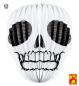 Preview: Totenkopf Lampion Ø 25 cm schwer entflammbar