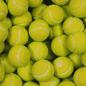 Preview: Fizzy Fruits Tennis Balls 300er  300 Kaugummi-Kugeln in Tennisball-Form. Mit Melonen-Geschmack und saurer Zitronen-Brause-Füllung.