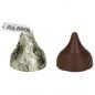 Preview: Hershey's Kisses Milk Chocolate with Almonds Milch-Schokolade in Tropfenform mit Mandelstückchen