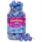 Preview: Candyman Blaubeere Lollies mit Kaugummi 100 Stück