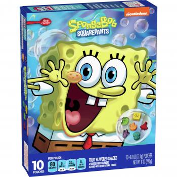 Sponge Bob Fruit Flavoured Snacks 226gr