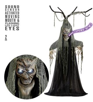 Sprechender bewegender Halloween Baum 200cm