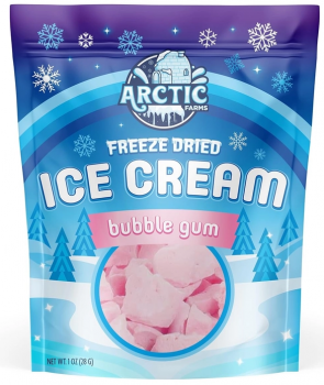 Freeze Dried Eiscreme Stückchen Bubble Gum