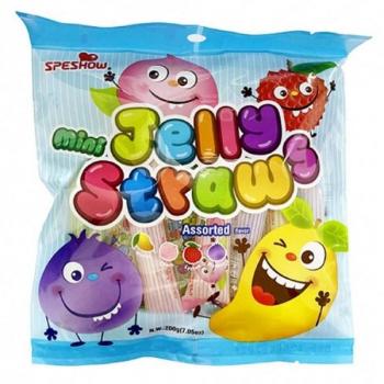 ABC Jelly Straws Sticks Assorted Mini 200g