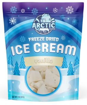 Freeze Dried Eiscreme Stückchen Vanille