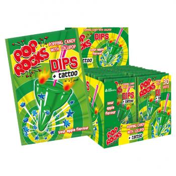 Pop Rocks Apple sour Dips