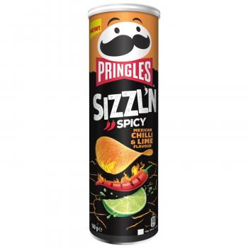 Pringles Sizzl'n Mexican Chili & Lime 180g