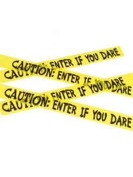 Absperrband Caution Enter if you Dare 6m