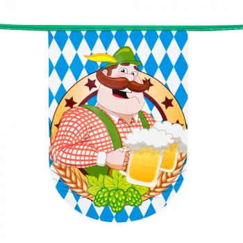 Oktoberfest Wimpelkette Beerparty 8m