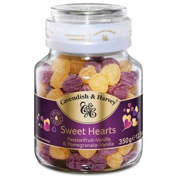 Cavendish & Harvey Sweet Hearts Passionfruit & Vanilla 350g