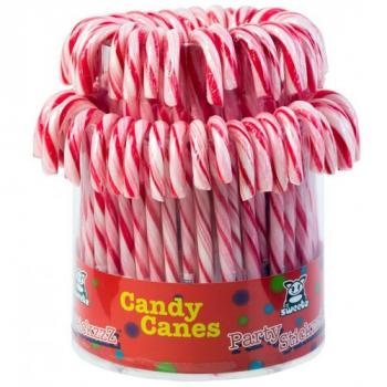 Candy Canes 12g Weiss/Rot Zuckerstange