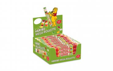 Haribo Mega Roulette Sour Fizz Fruchtgummi 45g