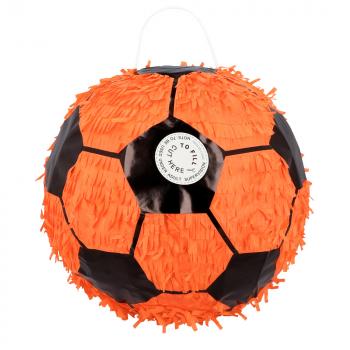 Fussball Orange Pinata 30x30cm