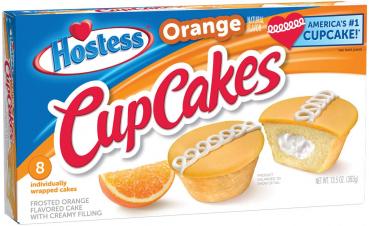 Hostess Cup Cakes Orange 8er 