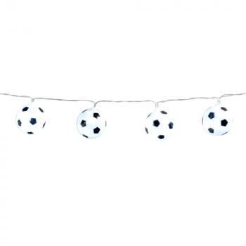 LED Lichterkette Fussball Weiss 140cm