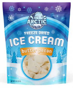 Freeze Dried Eiscreme Stückchen Butter Pecan