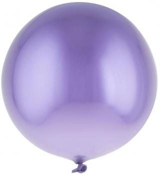 Latex Ballons 12 Stück Chrom Lila 35cm