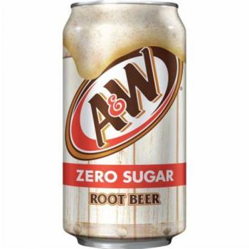 A&W USA Zero Sugar Root Beer 355ml