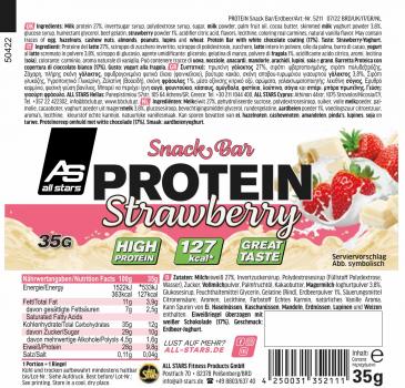 All Stars Protein Snack 35g Strawberry