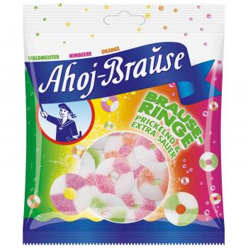 Ahoj-Brause Brause-Ringe 150g Saure Schaumzucker-Ringe