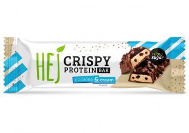 Hej Crispy Protein Bar Cookies & Cream 45g