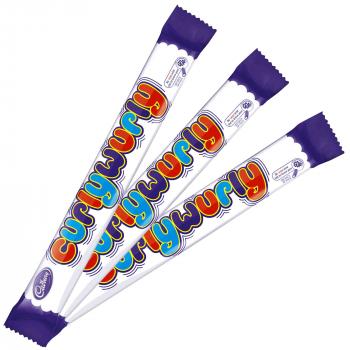 Cadbury Curly Wurly Karamell-Zöpfe mit Überzug aus Milchschokolade