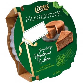 Cakees Meisterstück Haselnusskuchen 300g