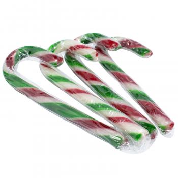 Candy Canes Zuckerstangen 12cm rot-weiß-grün 