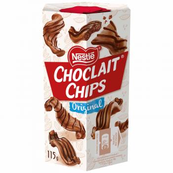 Choclait Chips Original 115g Knusperchips mit Überzug aus Milchschokolade