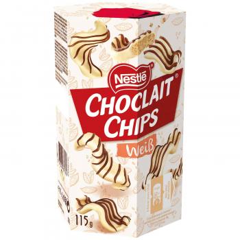 Choclait Chips Weiß 115g Knusperchips mit Mandel-Geschmack