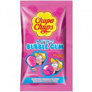 Chupa Chups Cotton Bubble Gum Tutti Frutti 11g Zuckerwatten Kaugummi