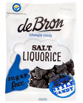 de Bron Salt Liquorice Sugarfree 100g