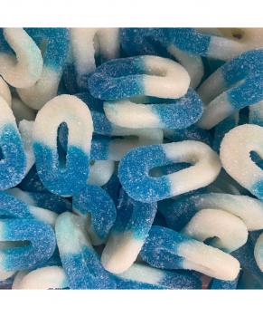 Blaue Ringe 100g Halal Fruchtgummi Vegan