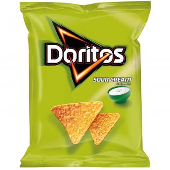 Doritos Sour Cream 125g  Maischips mit Sauerrahm-Geschmack.