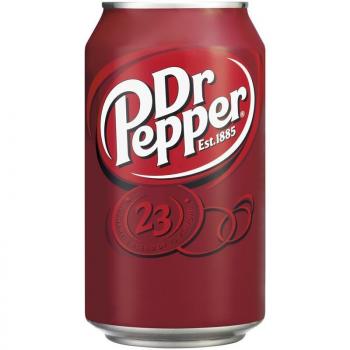 Dr Pepper USA 355ml Kohlensäure- und koffeinhaltiges Erfrischungsgetränk