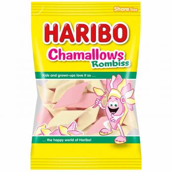 Haribo Chamallows Rombiss 225g Extraweiche Schaumzucker-Rauten