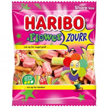 Haribo Flower Zourr 325g Sauer gezuckertes Fruchtgummi und Fruchtgummi-Konfekt