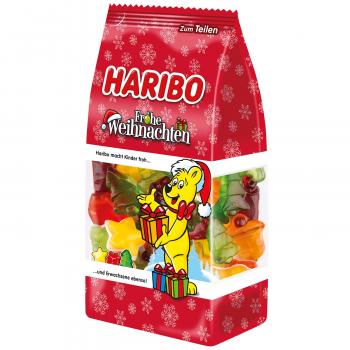 Haribo Frohe Weihnachten 300g Fruchtgummi mit Schaumzucker