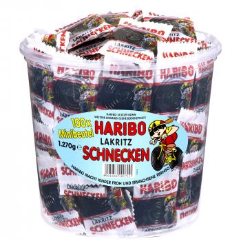 Haribo Lakritz Schnecken Minis 100x13g