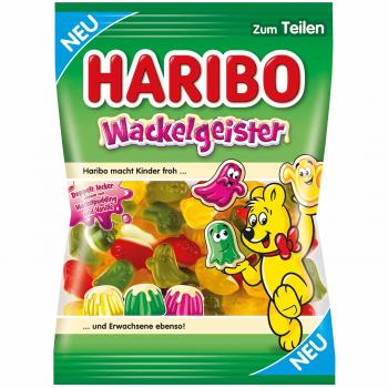 Haribo Wackelgeister 160g Fruchtgummi mit Schaumzucker