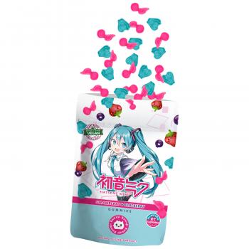 Hatsune Miku Strawberry & Blueberry Gummies 125g