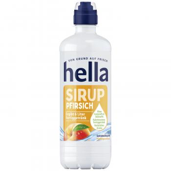 hella Sirup Pfirsich 500ml Sirup