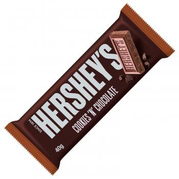 Hershey's Cookies'n'Chocolate 40g Milchschokolade mit Kakaokeks Stückchen