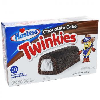 Hostess Twinkies Chocolate Cake 10 Mini-Soft-Kuchen mit Creme-Füllung