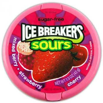 Ice Breakers Sours Mixed Berry sugarfree 42g