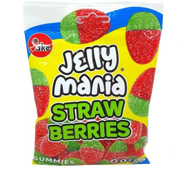 Jake Jelly Mania Sour Strawberries 100g Halal