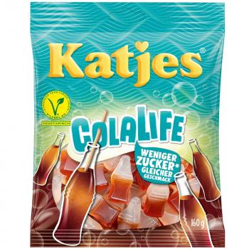 Katjes ColaLife 160g Fruchtgummi mit Cola Geschmack