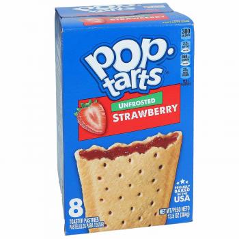 Kellogg's Pop-Tarts Unfrosted Strawberry 8er